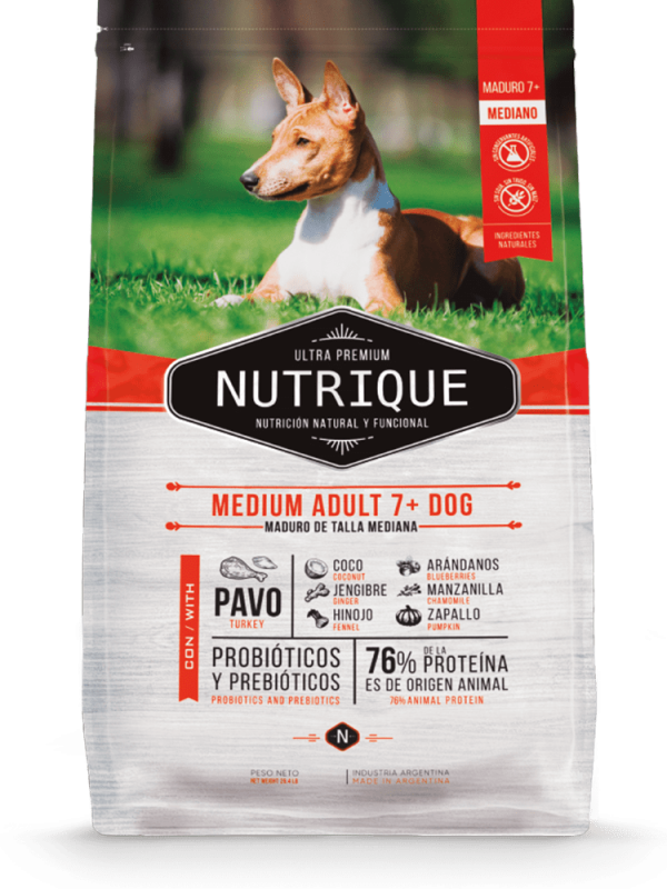 Nutrique Medium Adult 7+ Dog